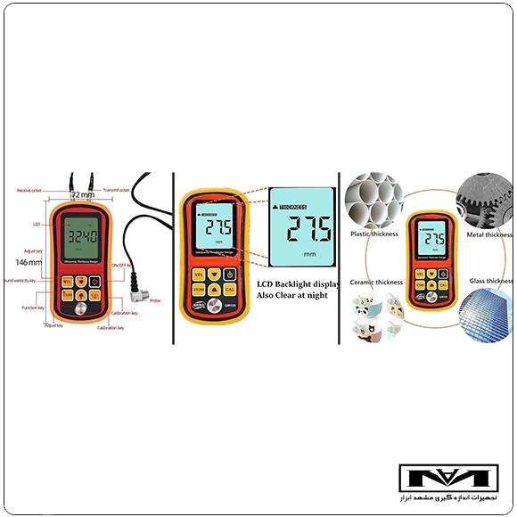 مشخصات فنی ضخامت سنج BENETECH GM100