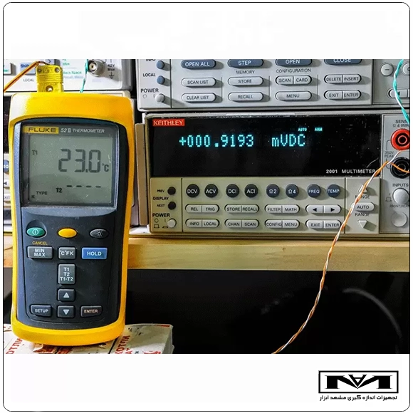 مشخصات فنی ترمومتر دو کانال FLUKE 52II