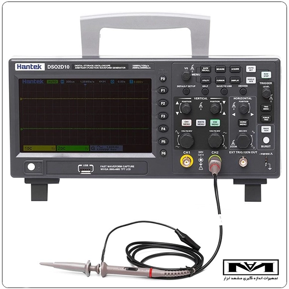 آشنایی با اسیلوسکوپ دیجیتال HANTEK DSO-2D10