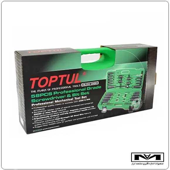 مشخصات فنی سری پیچ گوشتی TOPTUL GAAI5801