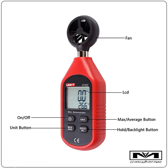 بادسنج دیجیتال برند یونیتی مدل Uni-t UT363