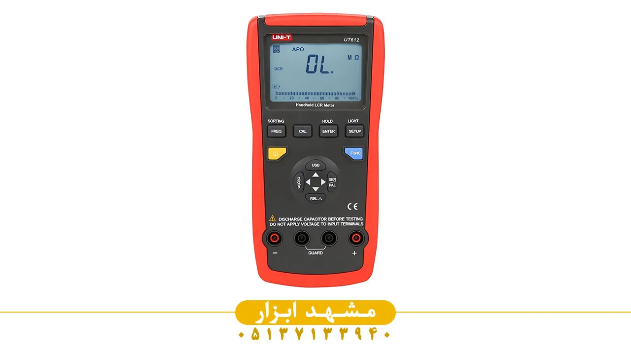 LCR متر یونی‌تی مدل UNI‑T UT612
