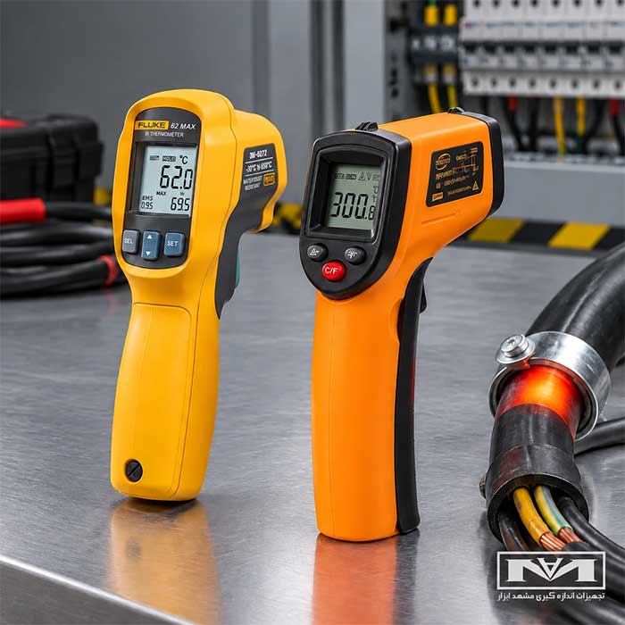 مقایسه ترمومترهای Fluke 62 MAX و Benetech GM320