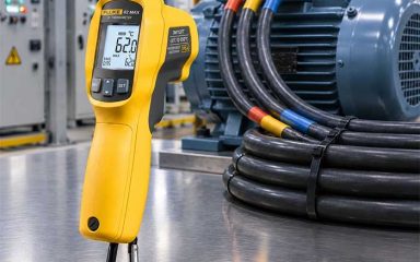 کاربرد ترمومترهای لیزری Fluke در تعمیرات موتورهای الکتریکی