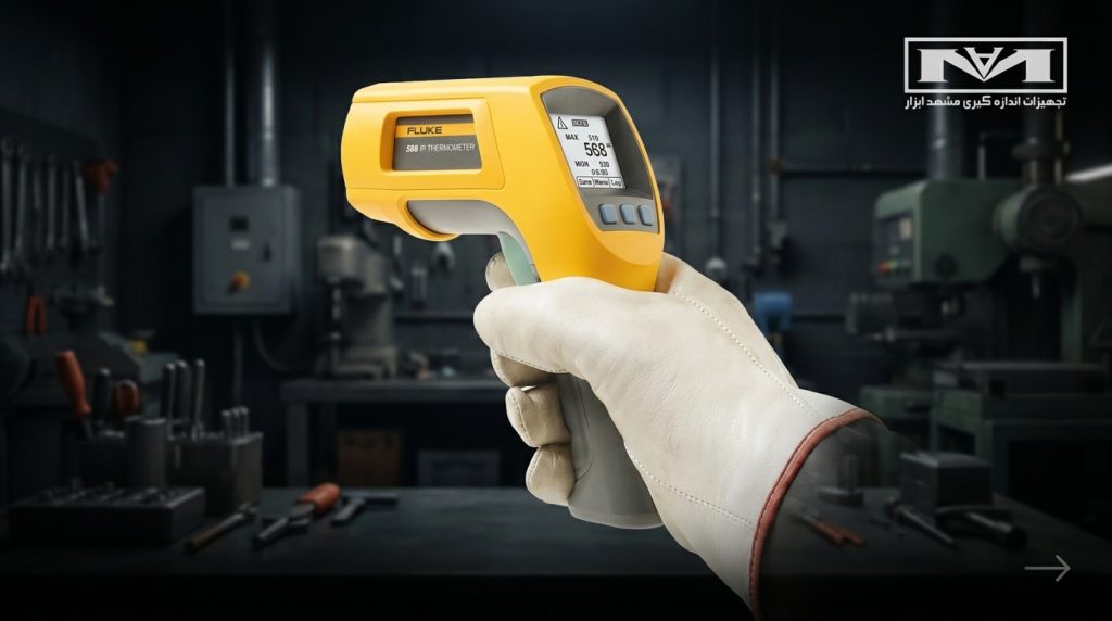 ترمومتر فلوک مدل FLUKE 568-2 تماسی و غیر تماسی با کابل USB و پروب تیپ K