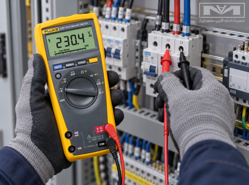 دستگاه تست و اندازه گیری برق FLUKE 177 دیجیتال حرفه‌ای